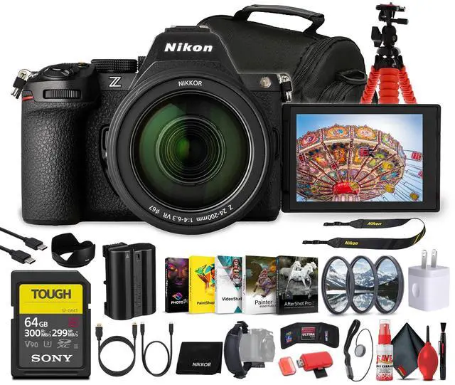 Main image of Nikon Z5 II Mirrorless Camera with 24-200mm f/4-6.3 VR Lens | Full-Frame 24.5MPs + More