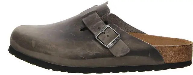Alt view image 2 of 2 - Birkenstock Oiled Leather Soft Footbed Slip On Shoes 10 B(M) US Women / 8 D(M) US Iron