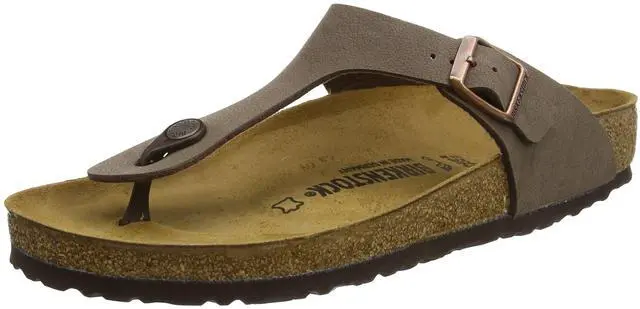 Main image of BIRKENSTOCK Gizeh Birkibuc Mocha Birkibuc 41 (US Women's 10-10.5) Regular