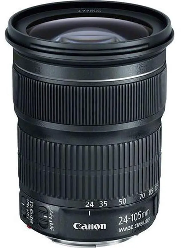 Alt view image 2 of 4 - Canon EF 24-105mm f/3.5-5.6 IS STM Lens (International Model) with Filter Kits