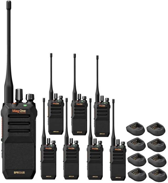 Main image of Motorola BPR50dX 64-Channel Two-Way VHF Business Radio (BPR50dX-V) (8-Pack)