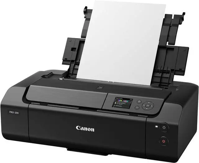 Alt view image 2 of 4 - Canon PIXMA PRO-200 Wireless Printer | 13x19, 8-Color Dye Ink, Compact Studio - Bundle