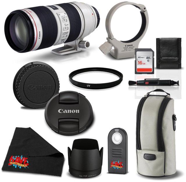 Main image of Canon EF 70-200mm f/2.8L is II USM Telephoto Zoom Lens 2751B002 Standard Bundle- International Version