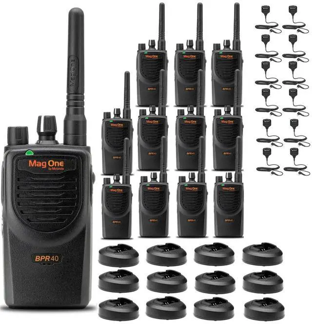 Main image of 12 x Motorola BPR40 Mag One Series 4W 8-Channel UHF Two-Way Radio  - Bundle