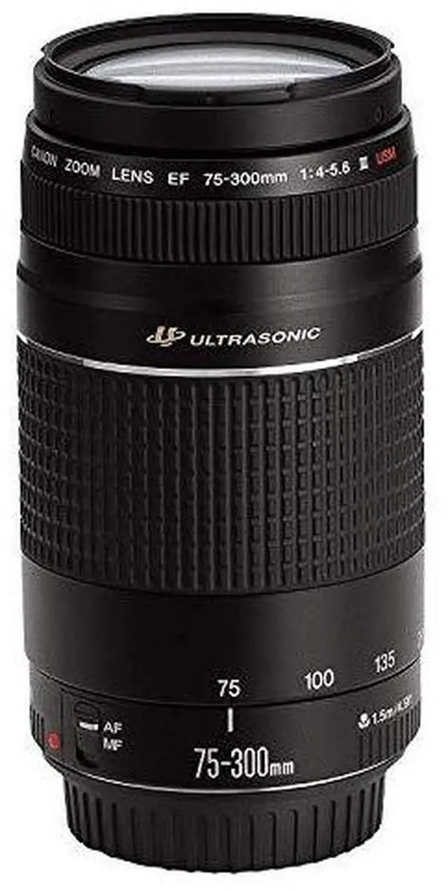 Alt view image 2 of 2 - Canon EF 75-300mm f/4-5.6 III USM Telephoto Zoom Lens for Canon SLR Cameras - White Box(Bulk Packaging)