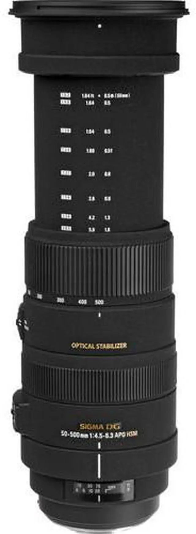 Alt view image 4 of 4 - Sigma 50-500mm f/4.5-6.3 APO DG OS HSM Lens for Sony/Minolta with Cleaning Kit, Tripod, 32GB Memory, and Backpack Case