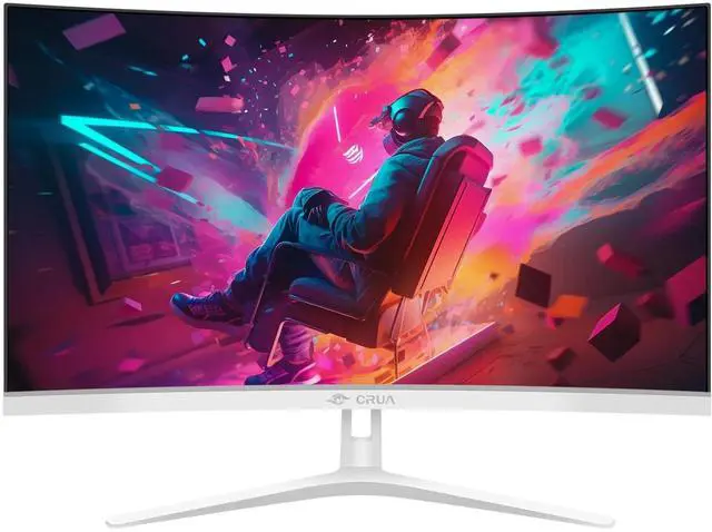 Alt view image 2 of 4 - Crua 27 inch 100HZ Monitor White