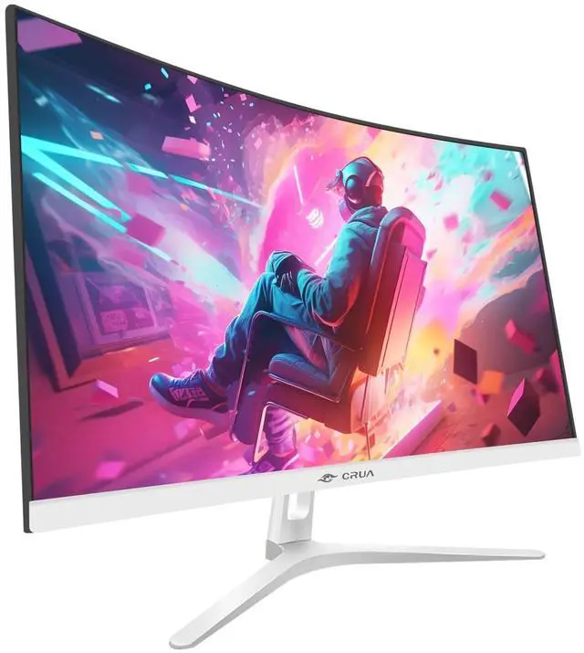 Alt view image 3 of 4 - Crua 27 inch 100HZ Monitor White
