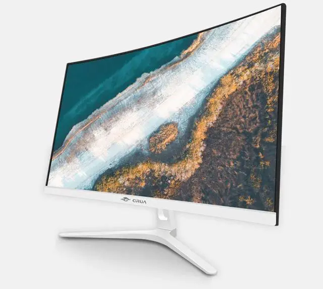 Alt view image 4 of 4 - Crua 27 inch 100HZ Monitor White