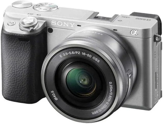 Alt view image 2 of 2 - Sony a6400 Mirrorless Camera with 16-50mm f/3.5-5.6 II Lens (Silver) - Bundle