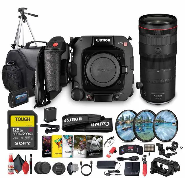 Main image of Canon EOS C400 6K Full-Frame Cinema Camera (Canon RF) + Canon RF 24-105mm Lens + More