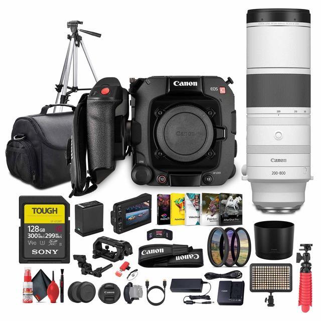 Main image of Canon EOS C400 6K Full-Frame Cinema Camera (Canon RF) + Canon RF 200-800mm Lens + More