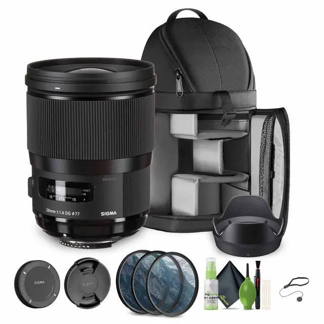 Main image of Sigma 28mm f/1.4 DG HSM Art Nikon F Bundle