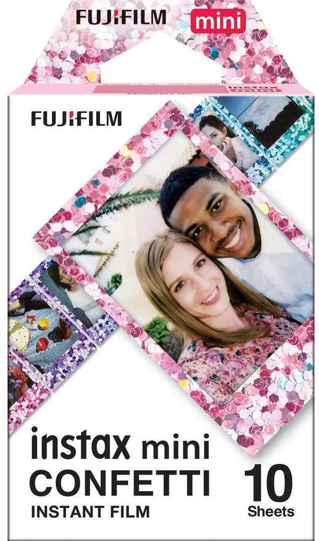 Alt view image 2 of 3 - FUJIFILM INSTAX MINI Confetti Instant Film (10 Exposures), Microfiber Cleaning Cloth, Bundle