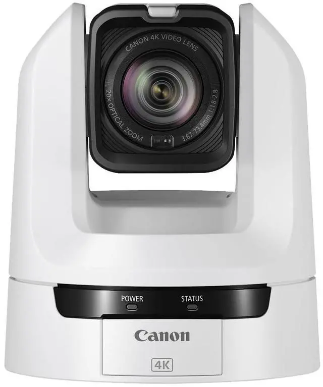 Main image of Canon CR-N100 PTZ Camera (White), 20x Optical Zoom, 4K UHD Video, Professional Productions, House of Worship, Education, Broadcast, Corporate, Events