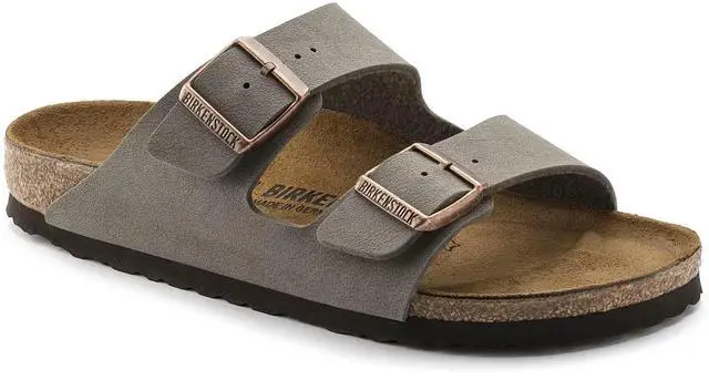 Main image of Birkenstock Arizona Birkibuc Sandal,Stone Birkibuc,42 M EU/11-11.5 B(M) US Women/9-9.5 B(M) US Men