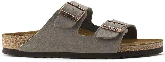 Alt view image 4 of 4 - Birkenstock Arizona Birkibuc Sandal,Stone Birkibuc,42 M EU/11-11.5 B(M) US Women/9-9.5 B(M) US Men