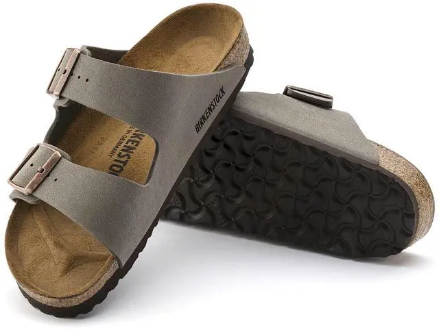 Alt view image 2 of 4 - Birkenstock Arizona Birkibuc Sandal,Stone Birkibuc,42 M EU/11-11.5 B(M) US Women/9-9.5 B(M) US Men