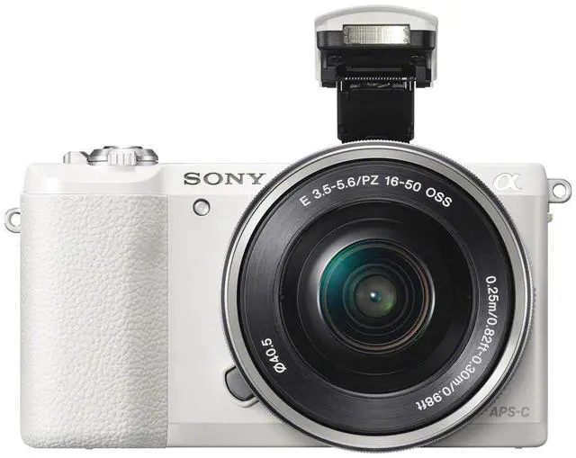 Alt view image 4 of 4 - Sony Alpha a5100 Mirrorless Digital Camera (White) with 16-50mm Lens + 64GB Card + More