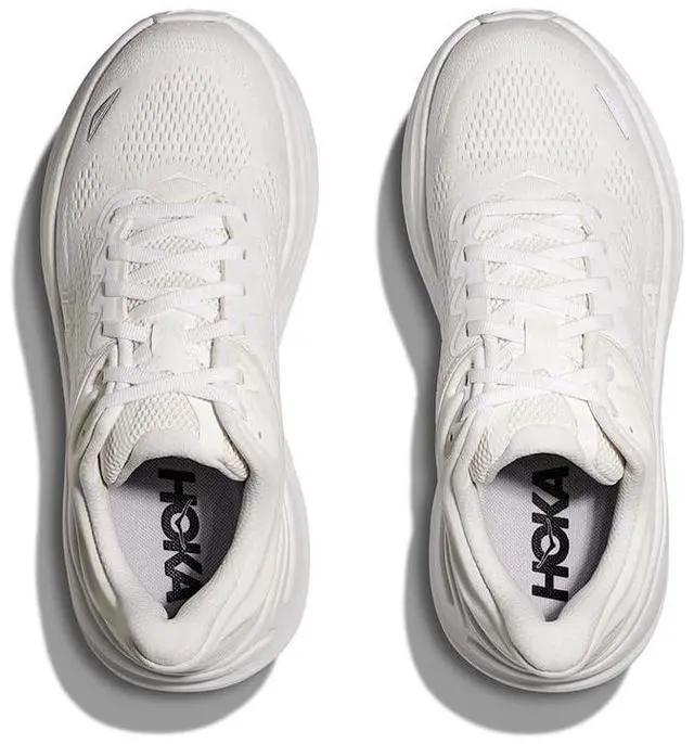 Alt view image 2 of 3 - Hoka Men's Bondi 9 Sneaker, White/White, 9.5