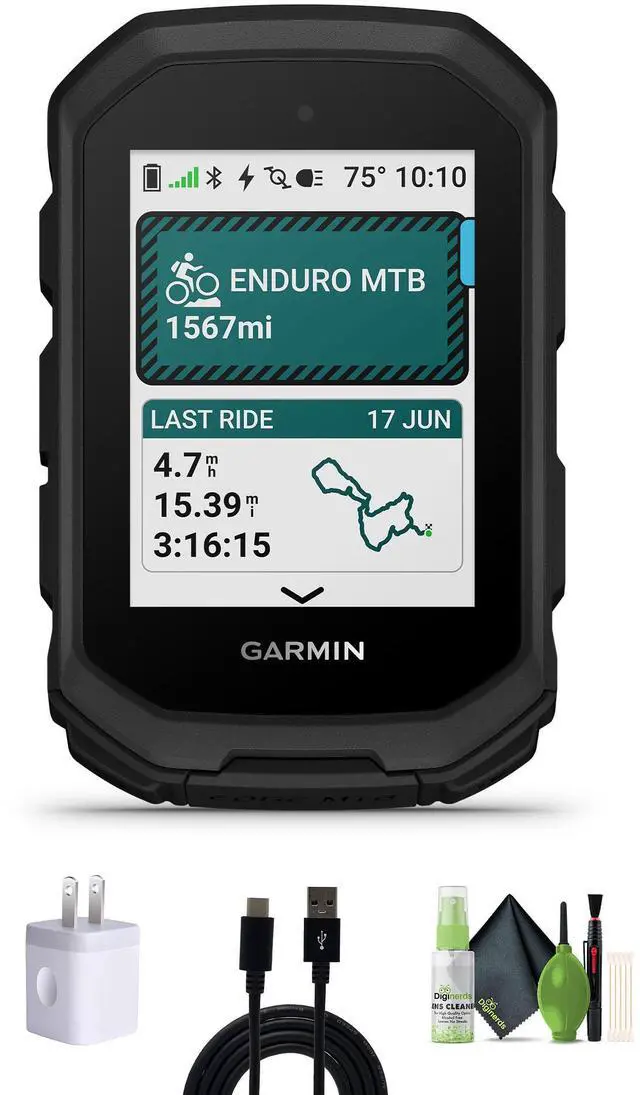 Main image of Garmin Edge MTB, Rugged GPS Bike Computer Bundle