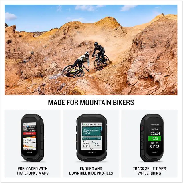 Alt view image 2 of 4 - Garmin Edge MTB, Rugged GPS Bike Computer Bundle