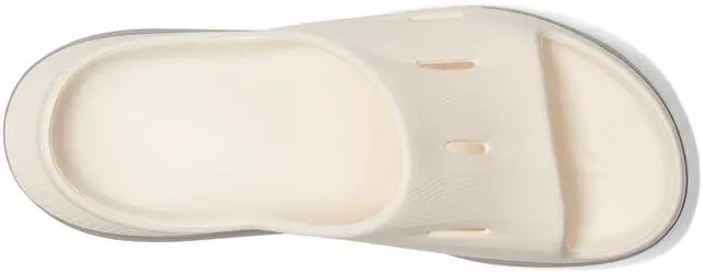 Alt view image 2 of 3 - Hoka Unisex Ora Recovery Slide 14 Sandals, Alabaster/Stardust, US Men