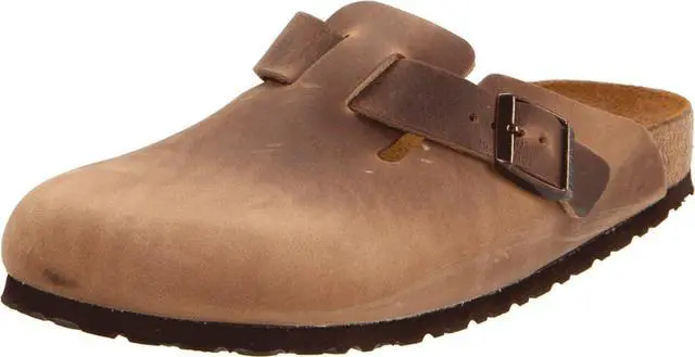 Main image of Birkenstock Boston Classic Arch Clog,Tobacco Brown Leather,36 M EU