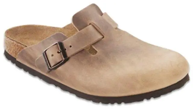 Alt view image 2 of 2 - Birkenstock Boston Classic Arch Clog,Tobacco Brown Leather,36 M EU