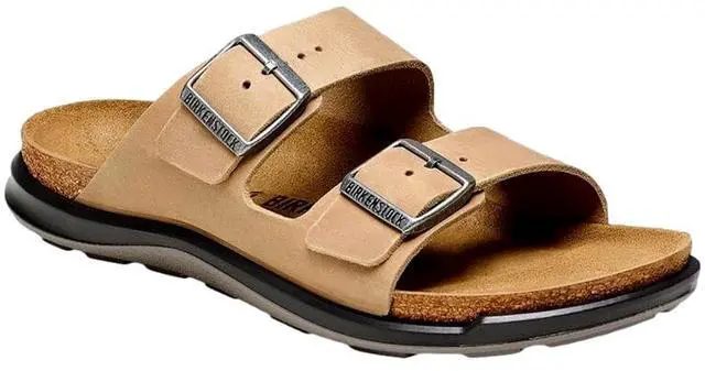 Main image of Birkenstock Women's Arizona Crosstown Sandal, Tobacco Brown (1025723, US Footwear Size System, Adult, Women, Numeric, Medium,6)