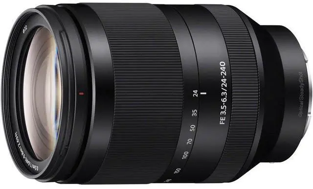 Alt view image 2 of 4 - Sony FE 24-240mm f/3.5-6.3 OSS Lens + Filter Kit + Cap Keeper + Cleaning Kit