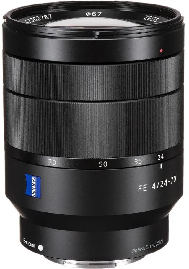 Alt view image 3 of 4 - Sony Vario-Tessar T* FE 24-70mm f/4 OSS Lens + Filters + Bag + 64GB Card + More