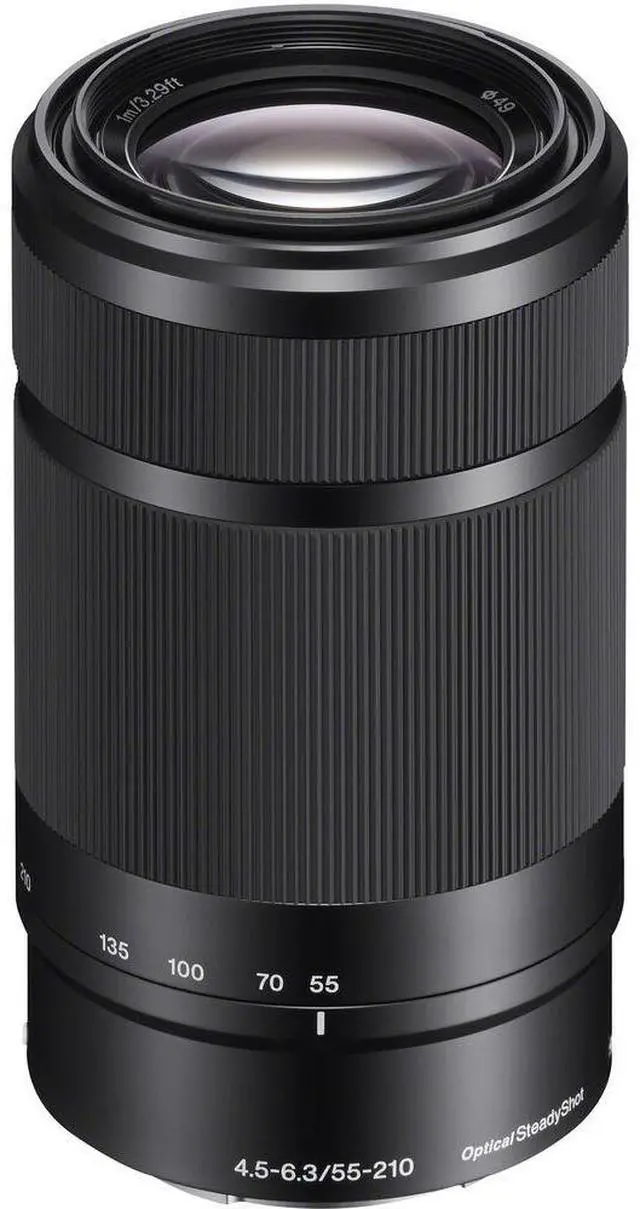 Alt view image 2 of 4 - Sony E 55-210mm f/4.5-6.3 OSS Lens  + Filter Kit + Cap Keeper + Cleaning Kit