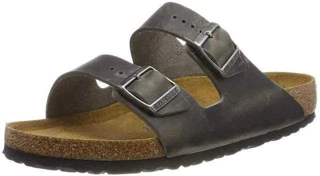 Main image of Birkenstock Arizona Sandal,Iron Oiled Leather,37 M EU/6-6.5 B(M) US Women