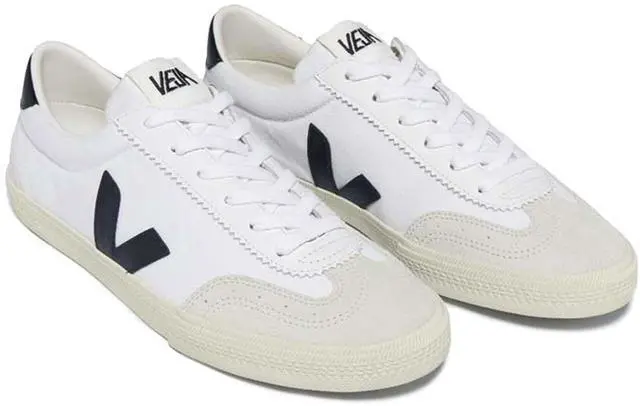 Alt view image 2 of 3 - VEJA Women's Volley Sneaker, White/Black, 6