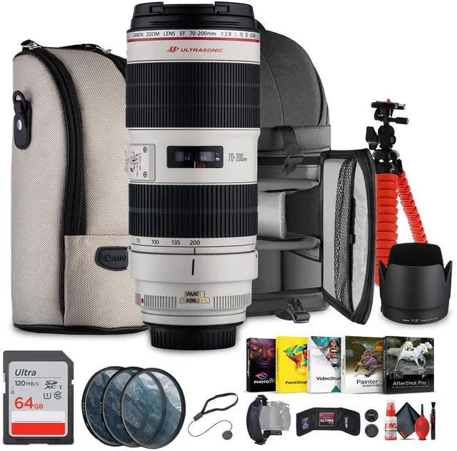 Main image of Canon EF 70-200mm f/2.8L IS II USM Lens | Pro-Level Telephoto Zoom for Sports, Wildlife & Portraits + More