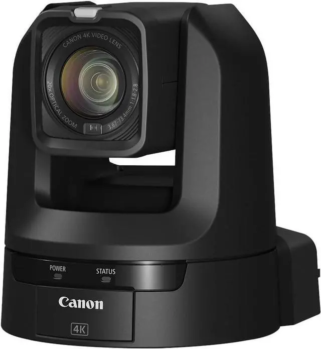 Alt view image 10 of 19 - Canon CR-N100 4K NDI PTZ Camera with 20x Zoom (Satin Black)