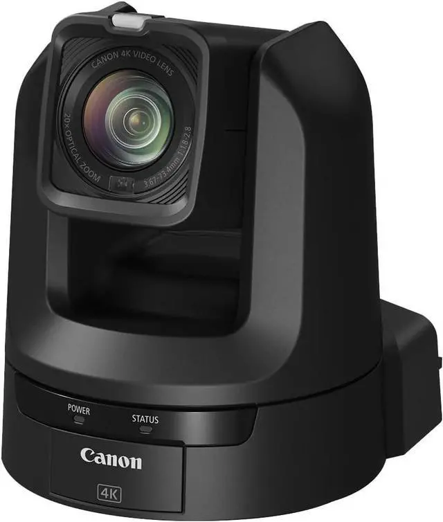 Alt view image 11 of 19 - Canon CR-N100 4K NDI PTZ Camera with 20x Zoom (Satin Black)