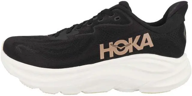 Main image of Hoka Women's Clifton 10 Sneaker, Black/Rose Gold, 6
