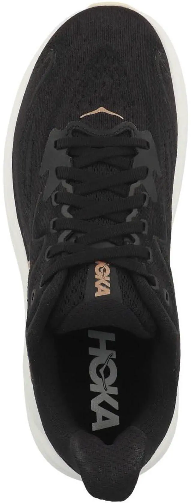 Alt view image 2 of 3 - Hoka Women's Clifton 10 Sneaker, Black/Rose Gold, 6