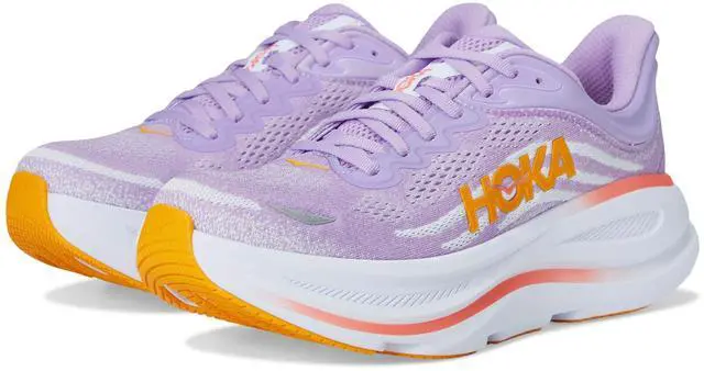 Main image of Hoka Women's Bondi 9 Sneaker, Aster Flower/Starlight Glow, 7