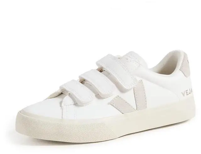 Main image of Veja Women's Recife Logo Sneakers, Extra White Natural, 10 Medium US