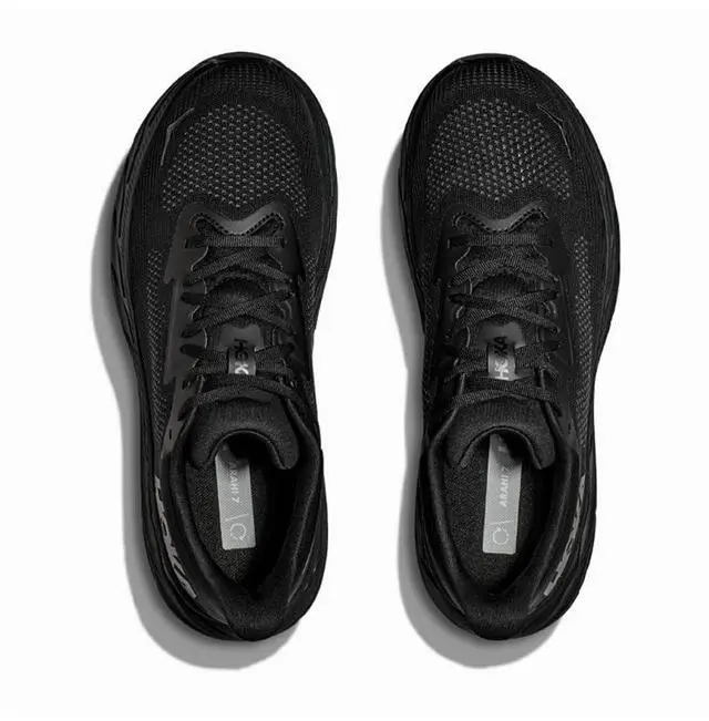 Alt view image 2 of 3 - Hoka Men's Arahi 7 Sneaker, Black/Black, 9.5