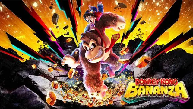 Alt view image 2 of 4 - Nintendo Donkey Kong Bananza for Switch 2 Bundle With Samsung microSD Express Card 256GB + Microfiber Cleaning Cloth