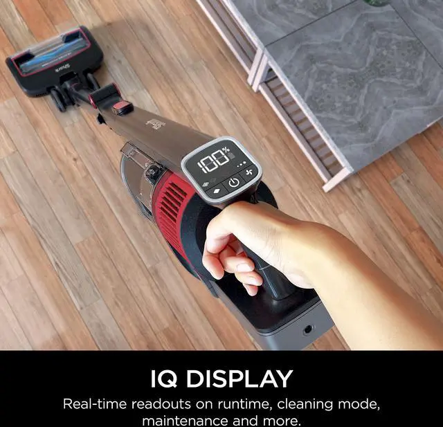 Alt view image 4 of 4 - Shark Cordless Vertex Pro Lightweight Cordless Stick Vacuum with DuoClean PowerFins, HEPA Fitler, Anti-Allergen Complete Seal, LED Headlights, For Carpets & Hardfloors, Red, IZ662H