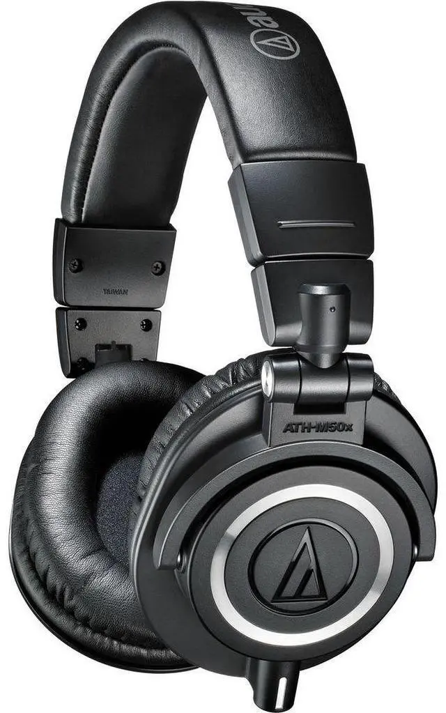 Alt view image 2 of 4 - Audio-Technica ATH-M50x Professional Studio Monitor Headphones, Headphone stand