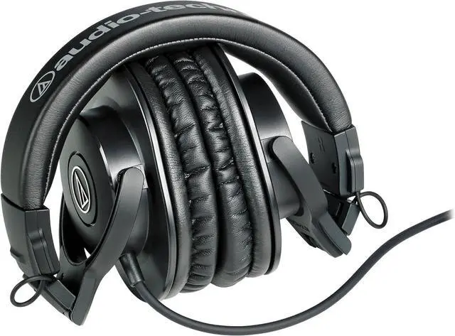 Alt view image 4 of 4 - Audio-Technica ATH-M30x Professional Studio Monitor Headphones, Headphone stand
