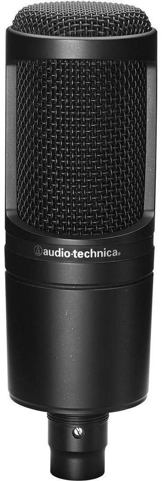 Alt view image 2 of 4 - Audio-Technica AT2020 Cardioid Condenser Microphone (Black), Diginerds Microfiber Cleaning Cloth, Goby Labs Microphone cleaner, 10 Ft XLR Cable, Bundle