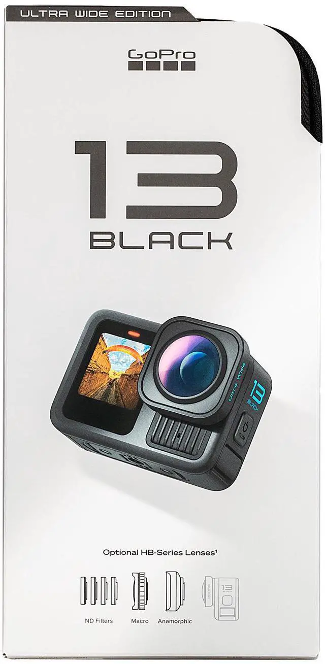 Alt view image 3 of 4 - GoPro HERO13 Black Ultra Wide Edition - Waterproof Action Camera with 5.3K60 Video, 27MP Photo, Boosted 177-degree FOV + Compatability with HB-Series Lenses