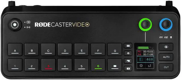 Main image of RØDE RØDECaster Video - Professional Video Switcher and Audio Interface - Multi-Camera, 6 x Video Inputs (HDMI and USB), 1080p60, Multi-Source Scenes